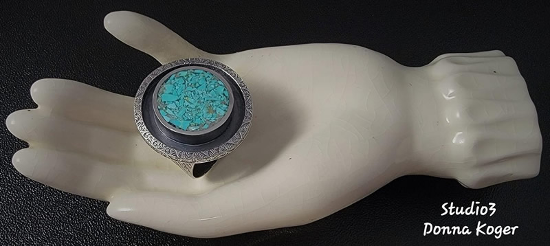 Inlay Turquoise Ring 
